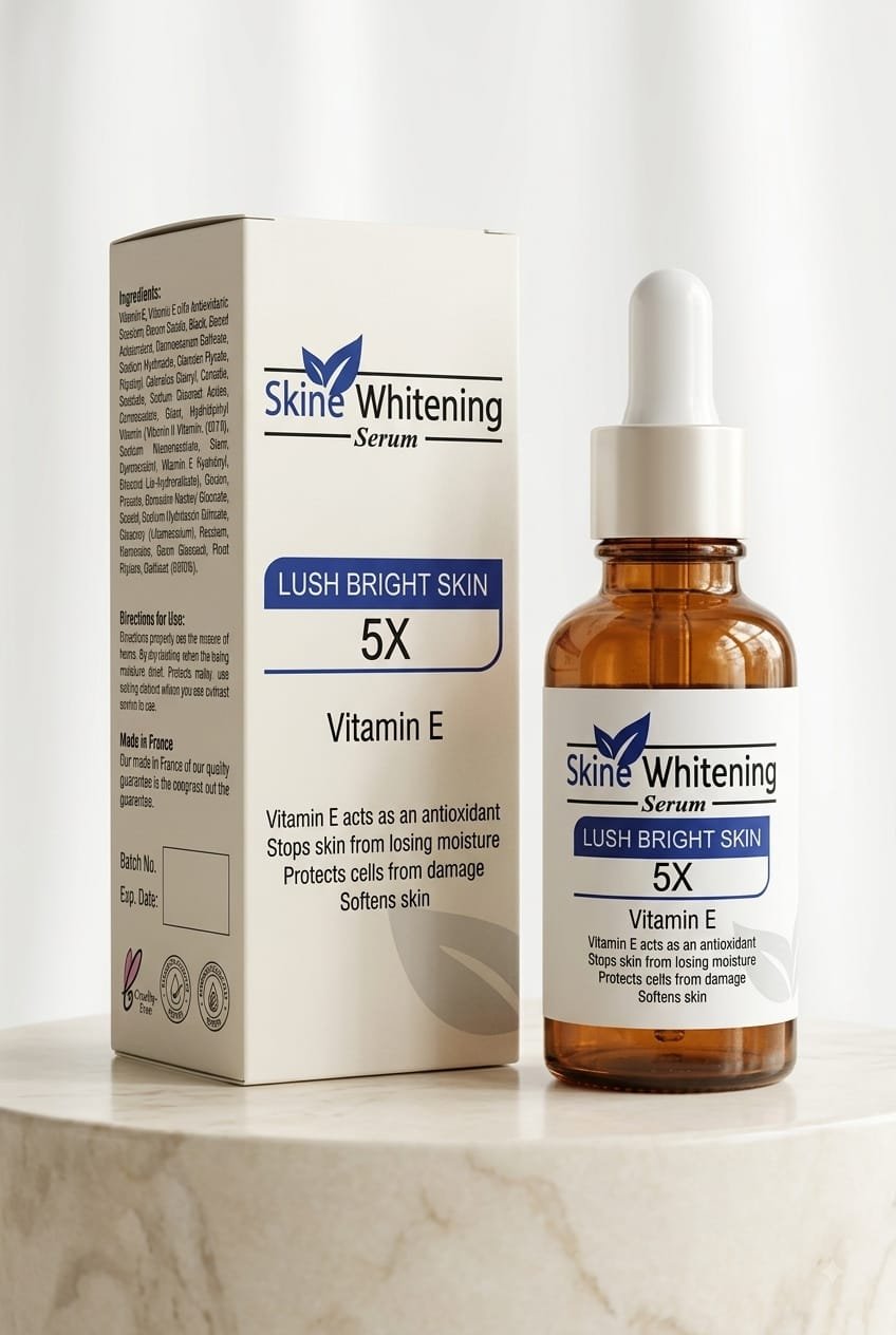 5x serum with box Lush Bright Skin 5X Whitening Serum - Image 2
